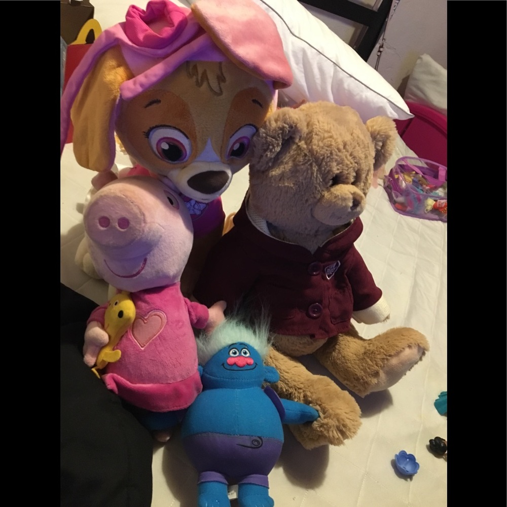 Kids stuffed animals paw patrol pepa pig teddybear
